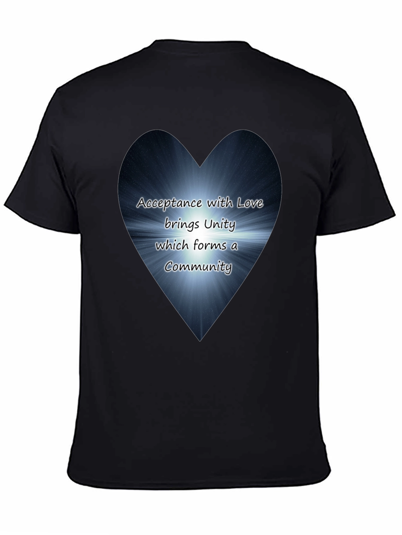 Love & Unity Heart Graphic T-Shirt - Acceptance Community