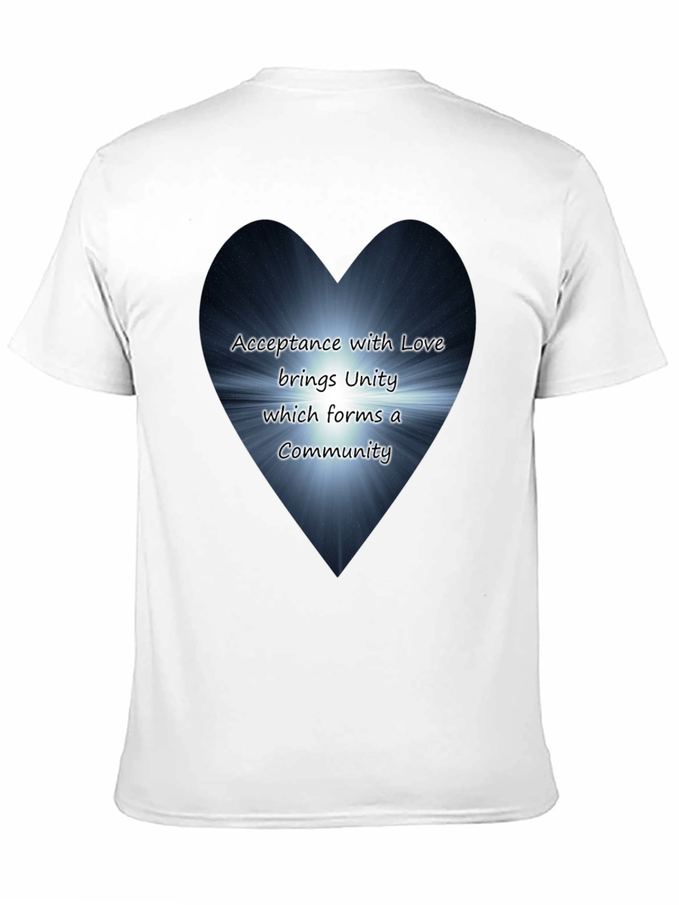Love & Unity Heart Graphic T-Shirt - Acceptance Community