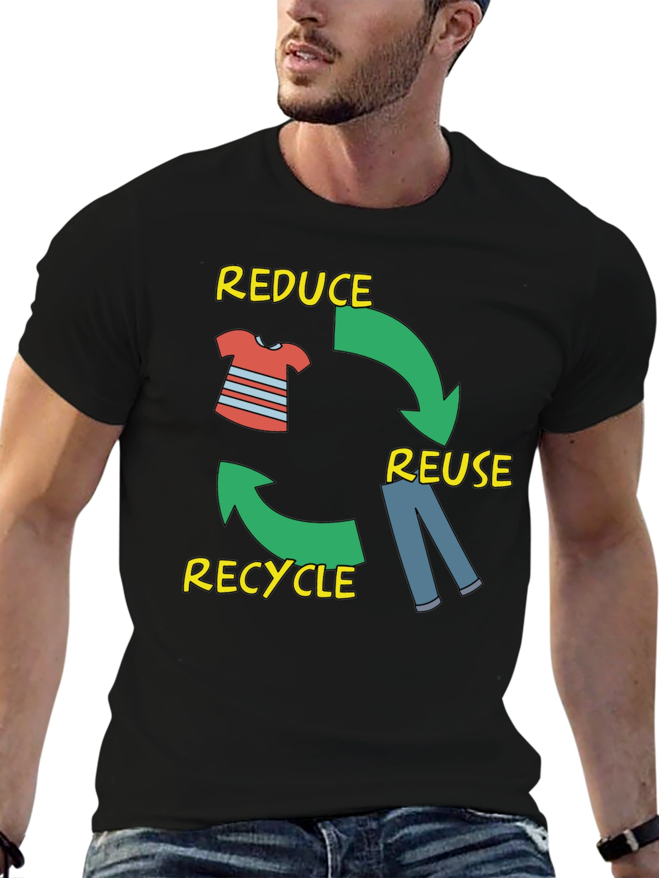 Reduce Reuse Recycle Graphic T-Shirt