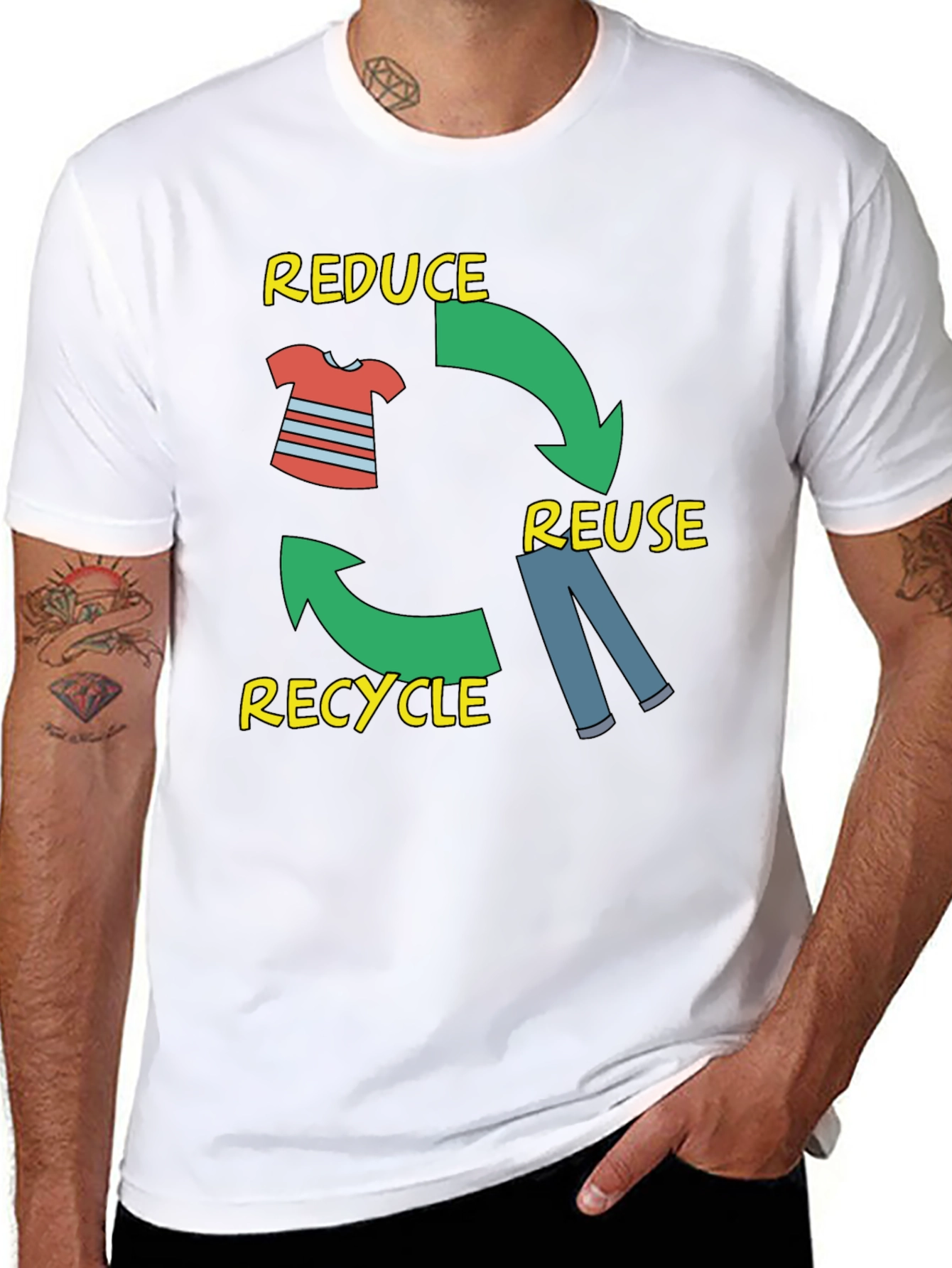 Reduce Reuse Recycle Graphic T-Shirt