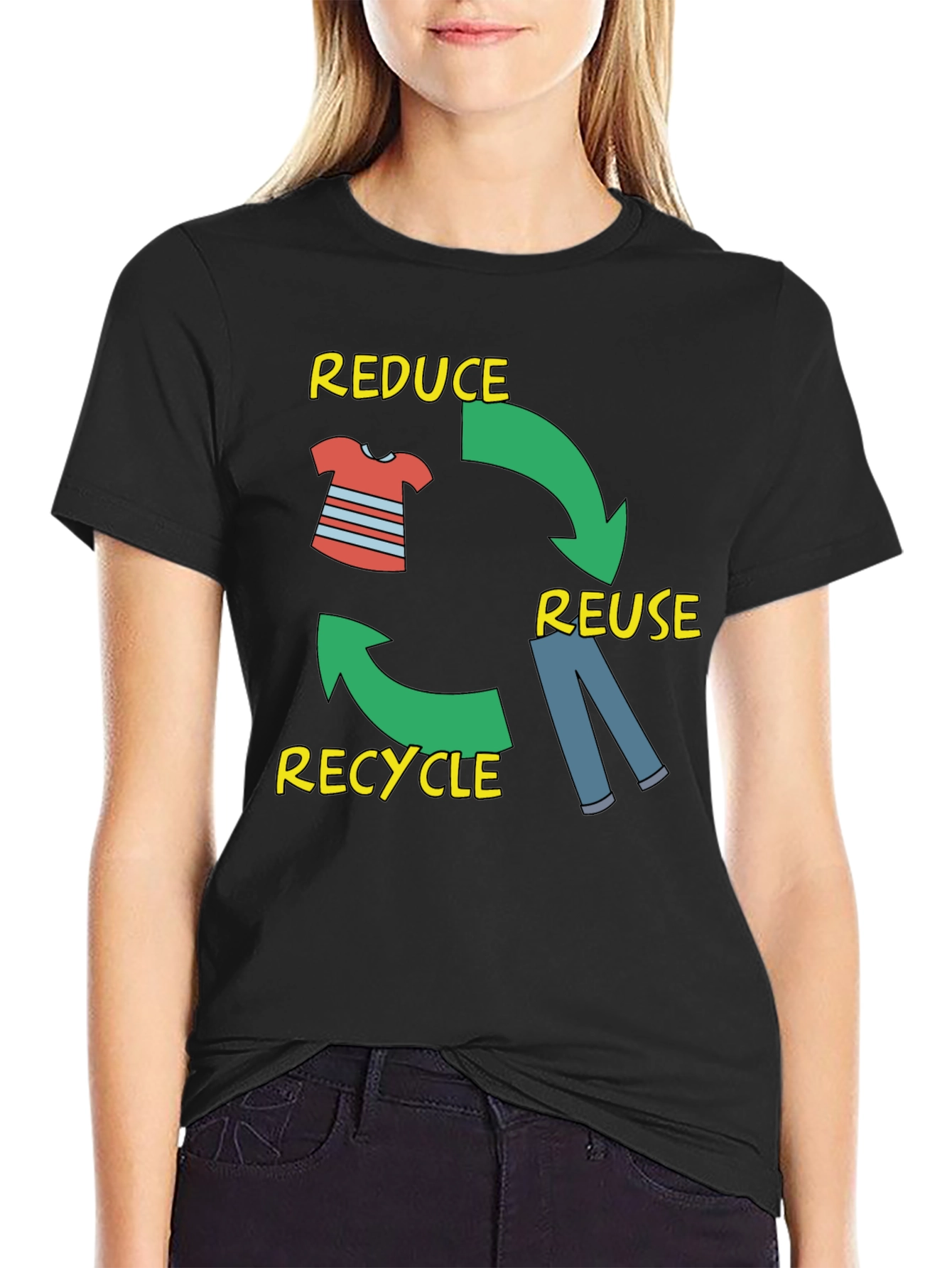 Reduce Reuse Recycle Graphic T-Shirt