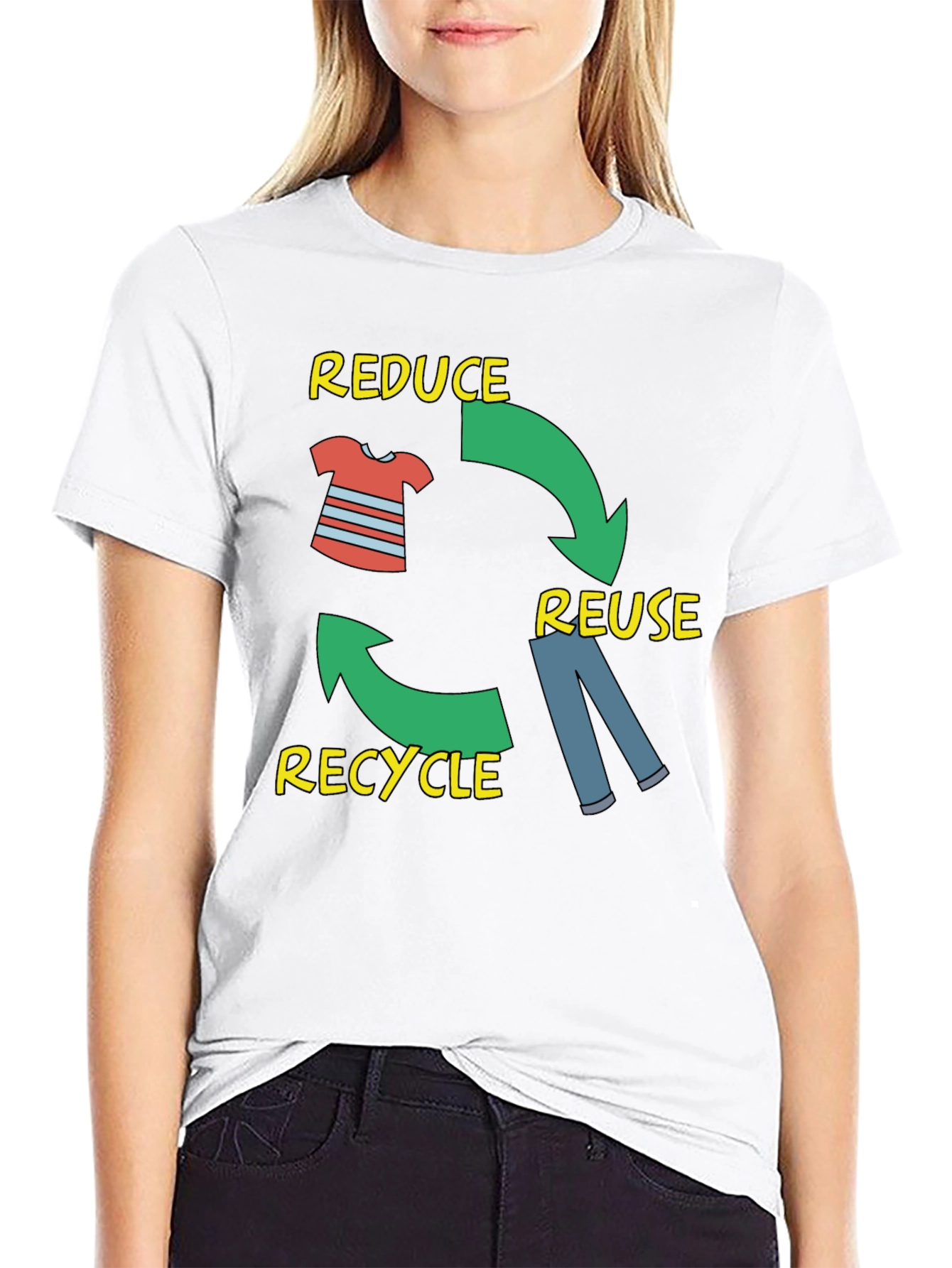 Reduce Reuse Recycle Graphic T-Shirt
