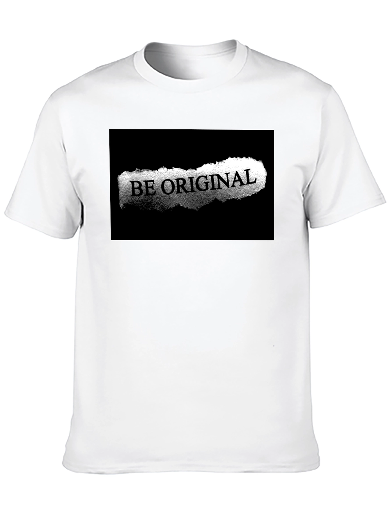 Be Original Black Graphic Tee