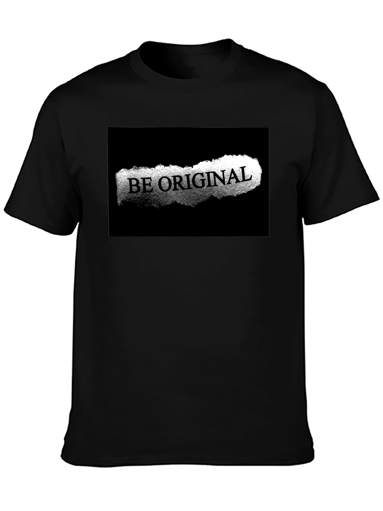 Be Original Black Graphic Tee