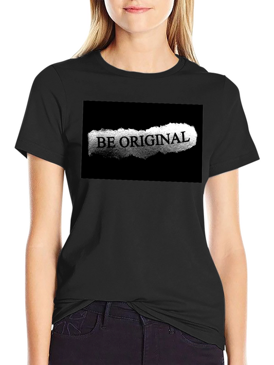 Be Original Black Graphic Tee