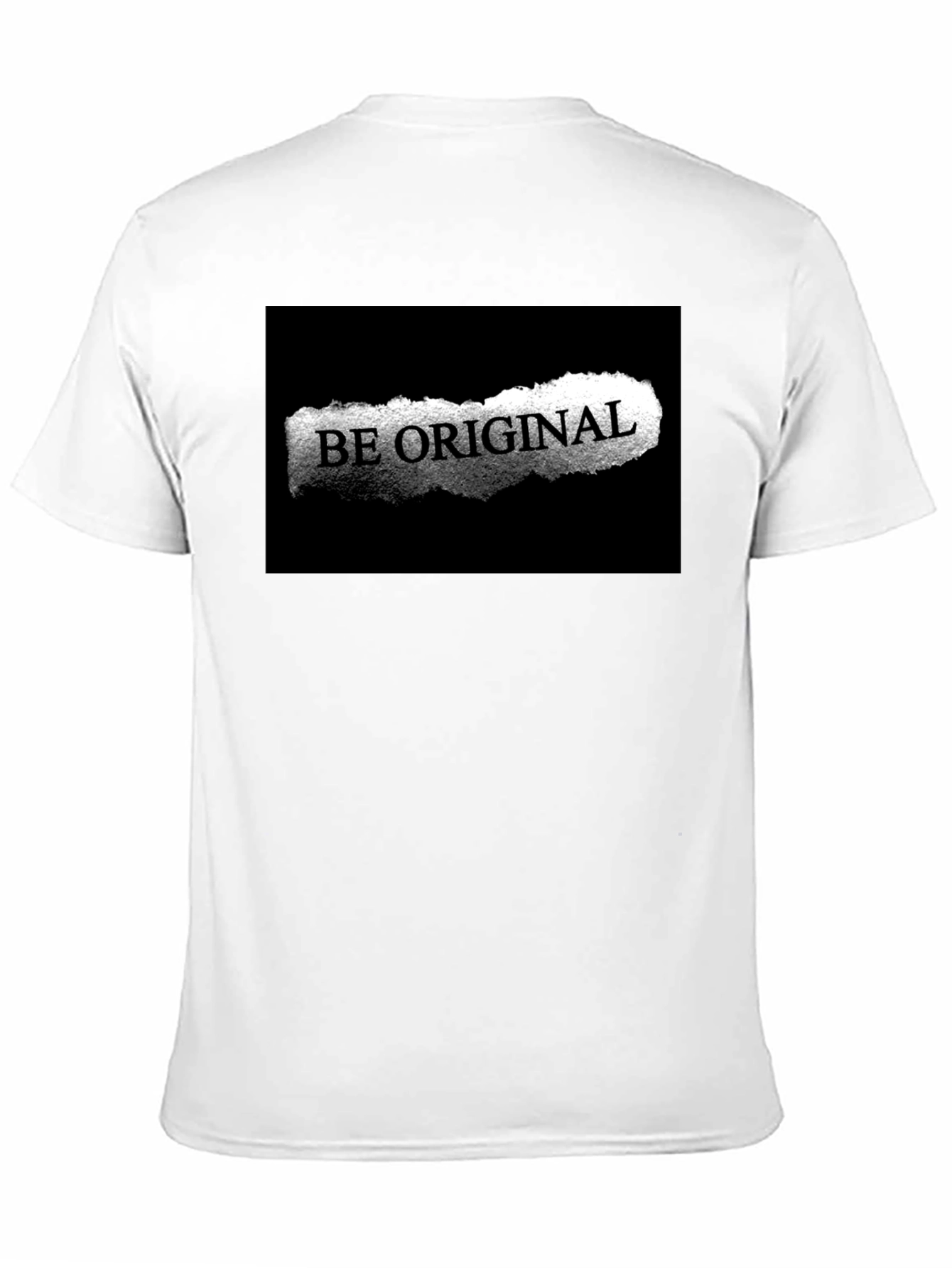 Be Original Black Graphic Tee