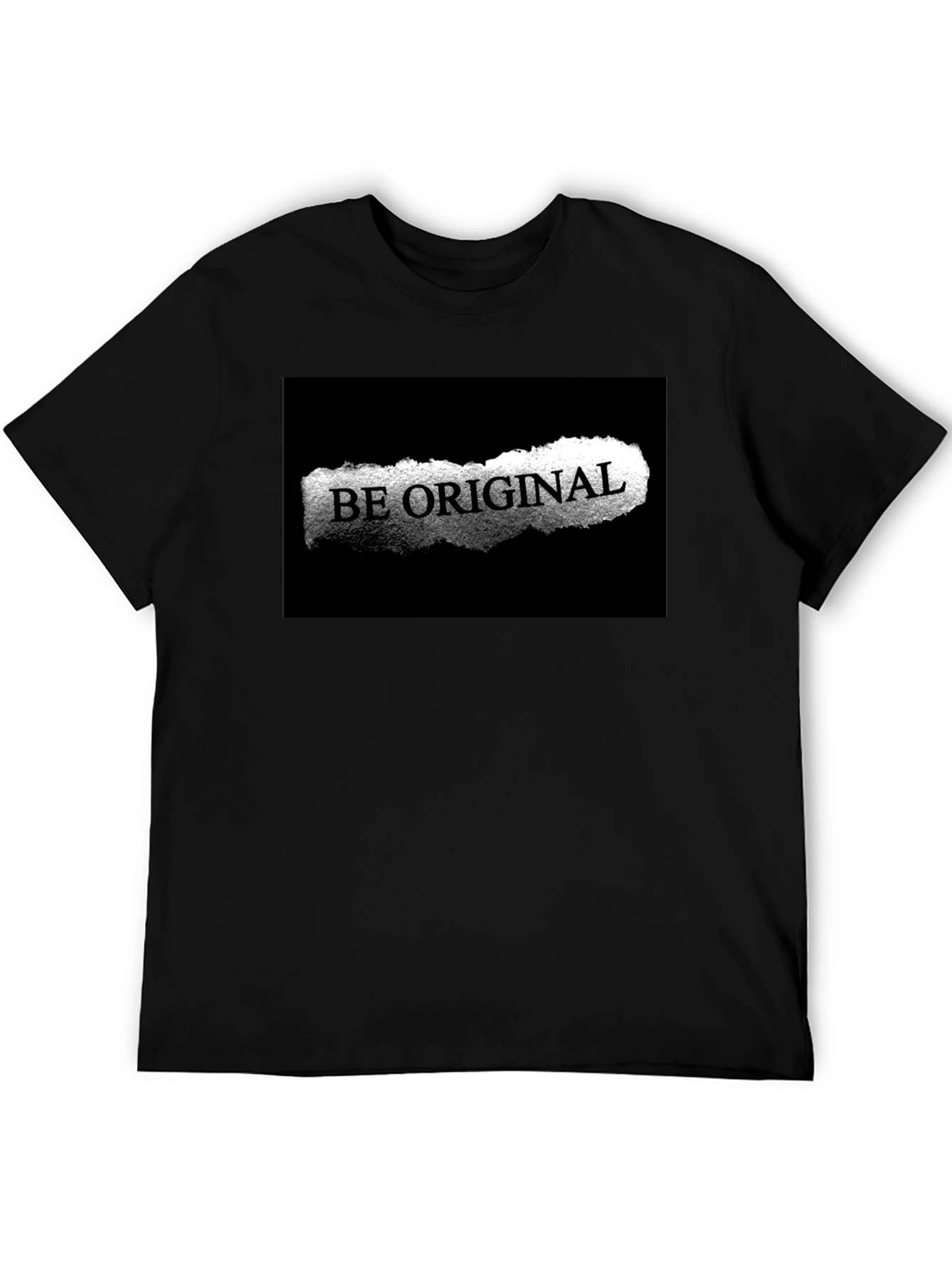 Be Original Black Graphic Tee
