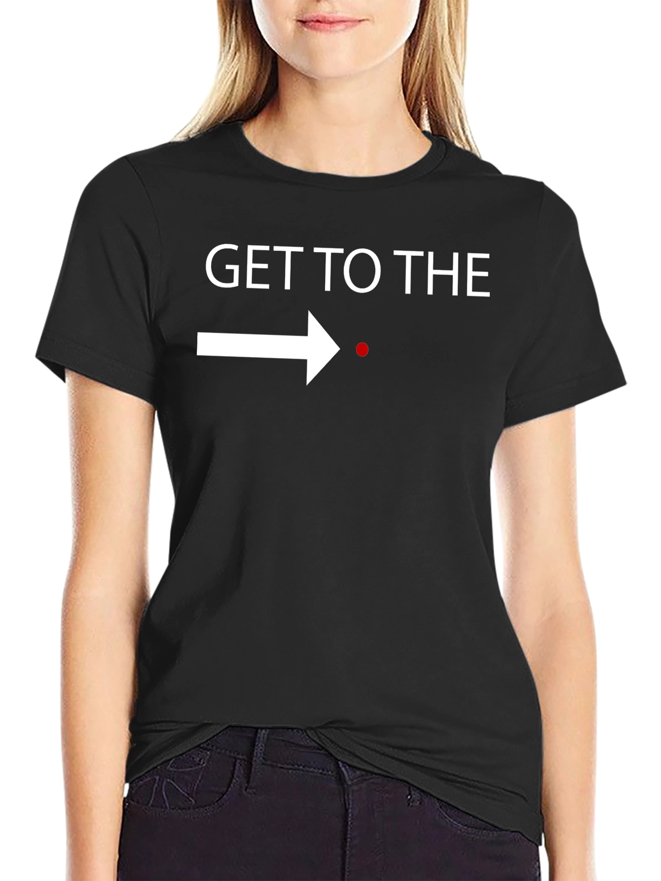 Get to the Point T-Shirt - Black