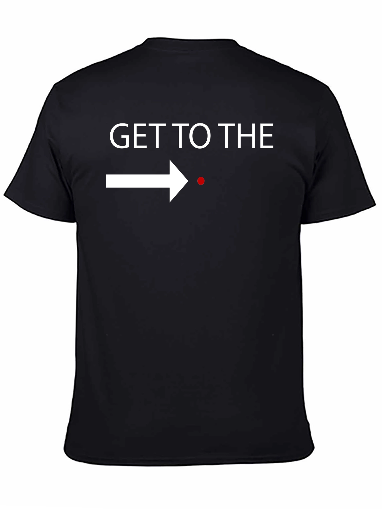 Get to the Point T-Shirt - Black