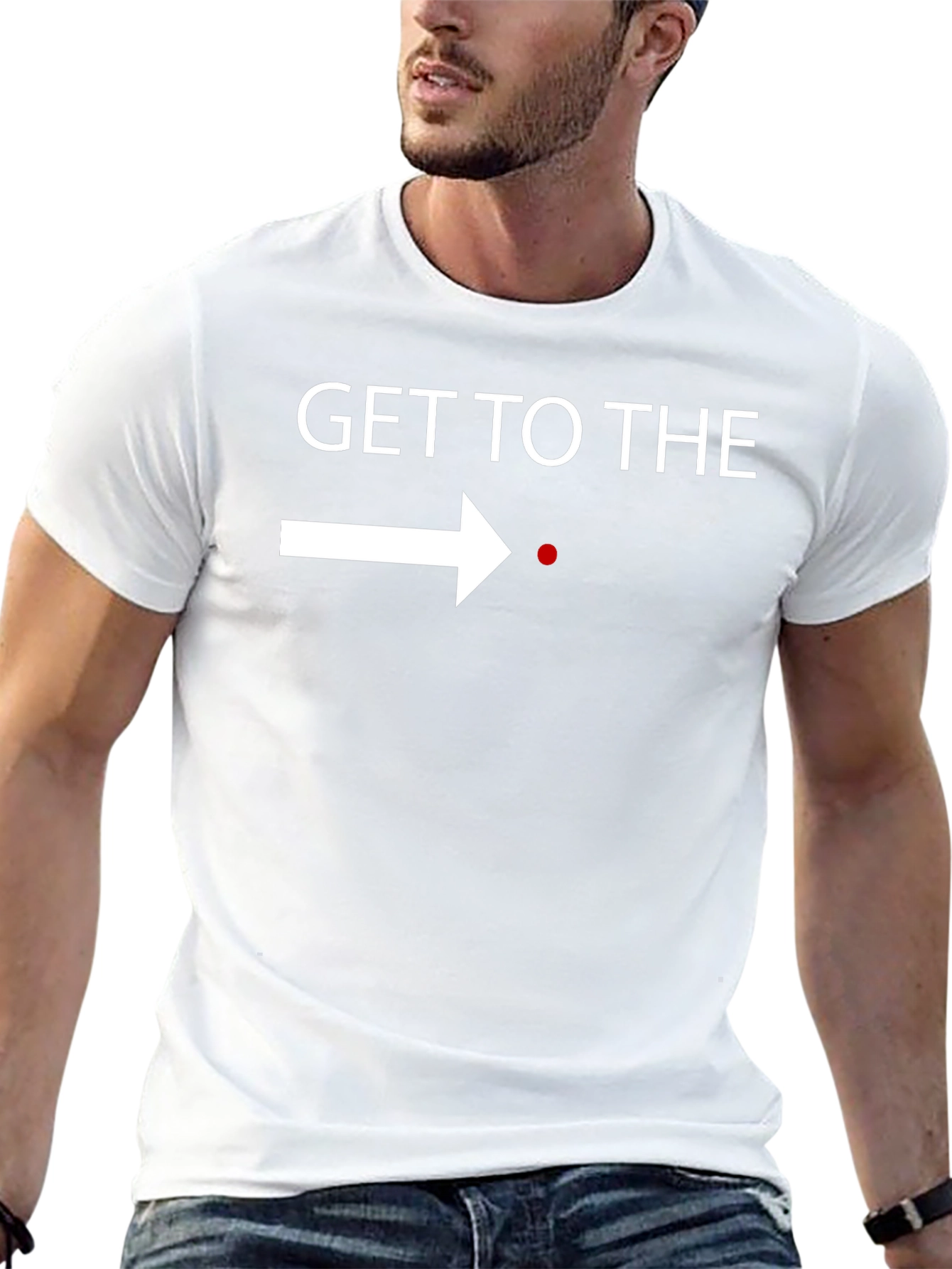 Get to the Point T-Shirt - Black