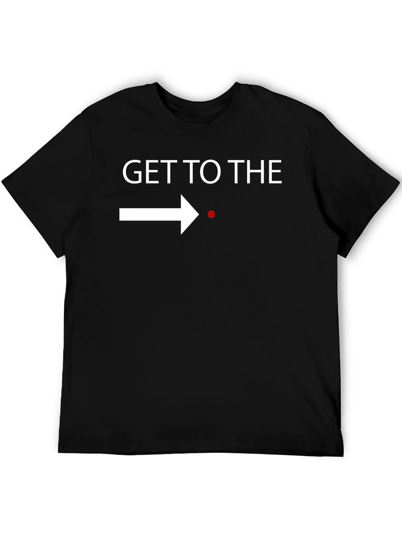 Get to the Point T-Shirt - Black