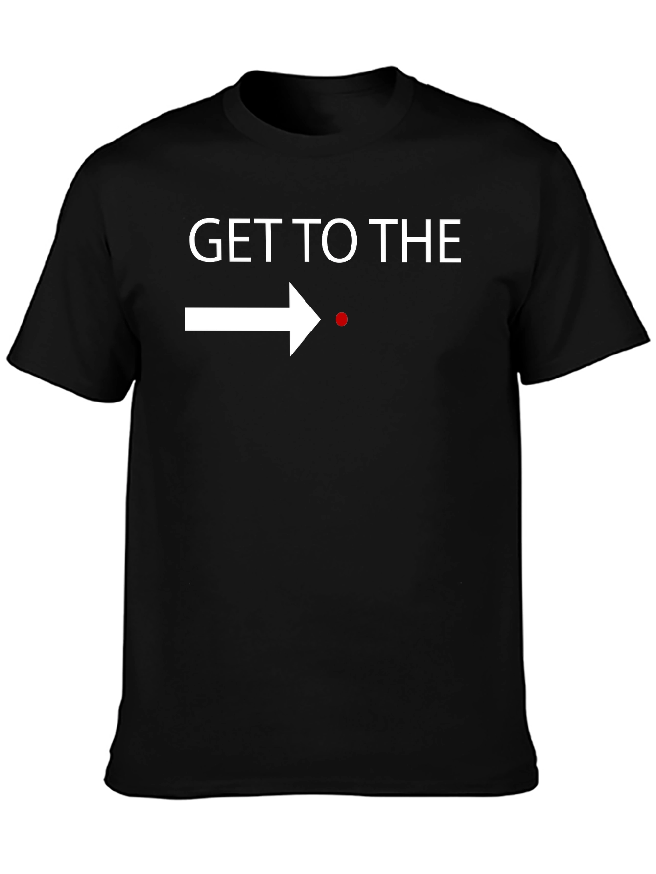 Get to the Point T-Shirt - Black