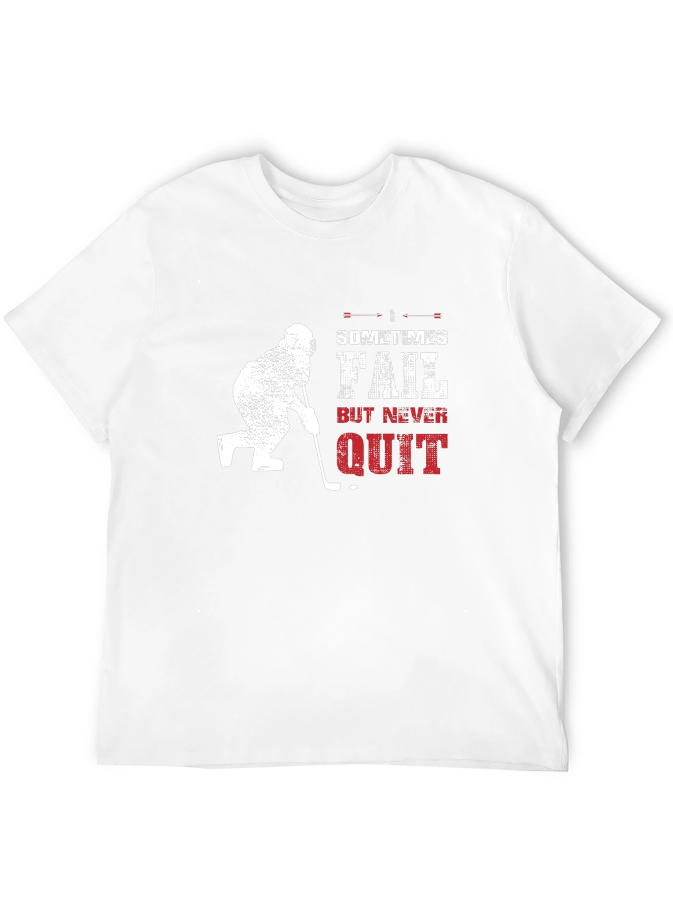 Hockey Never Quit Black T-Shirt