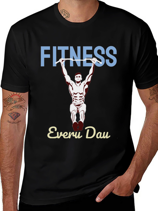 Fitness Every Day Graphic Tee - Gym Workout Shirt