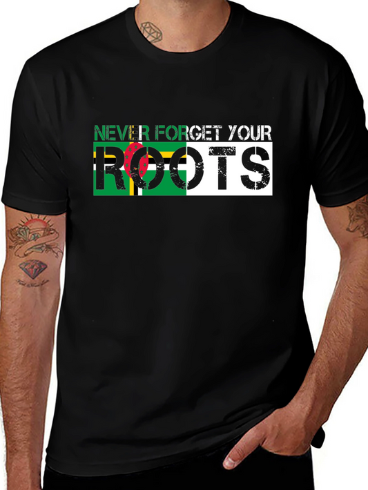 Dominica Roots T-Shirt - Never Forget Your Heritage