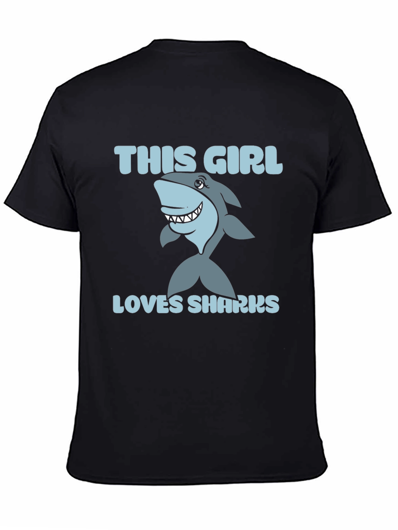 This Girl Loves Sharks - Graphic Tee