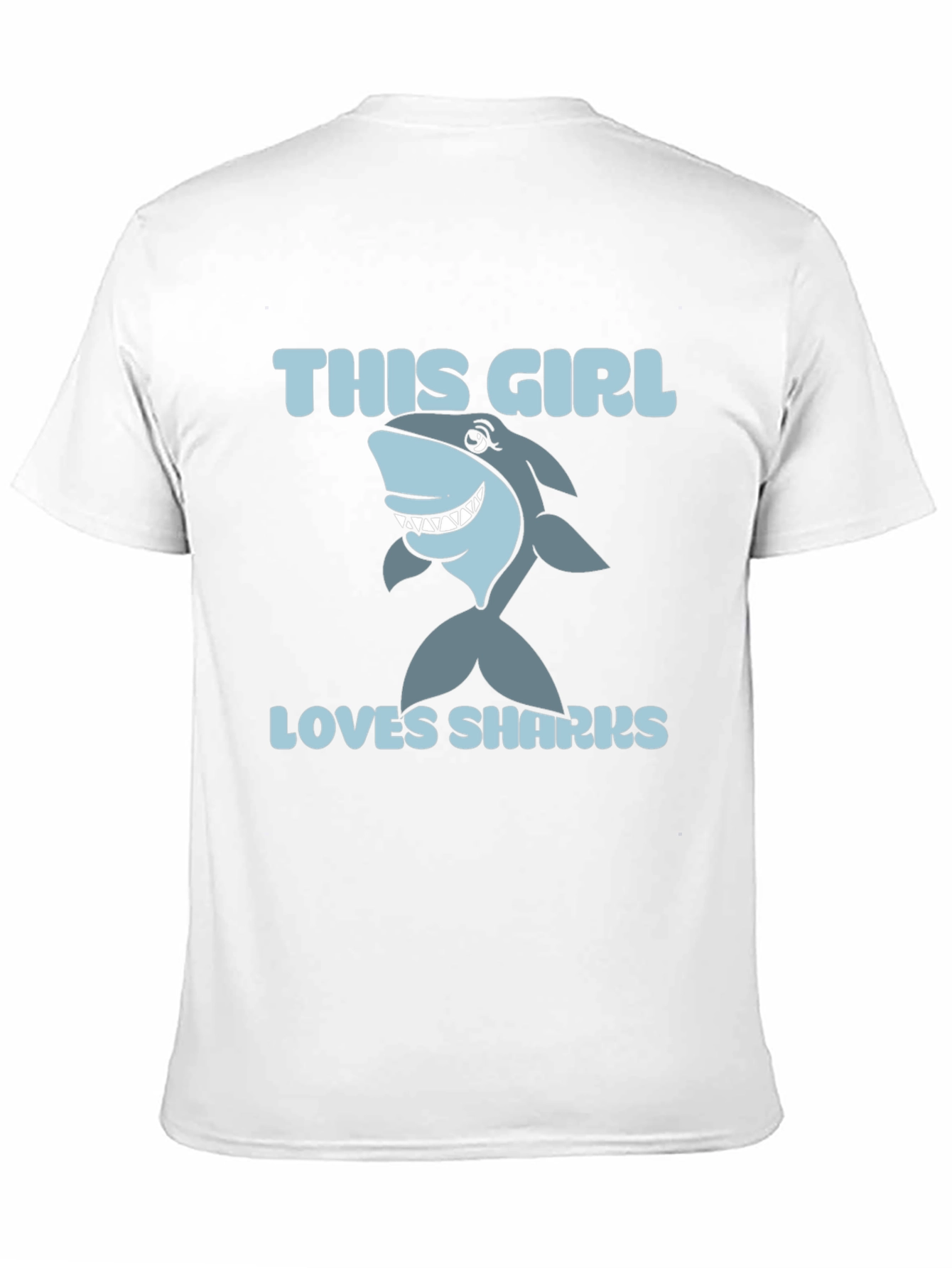 This Girl Loves Sharks - Graphic Tee
