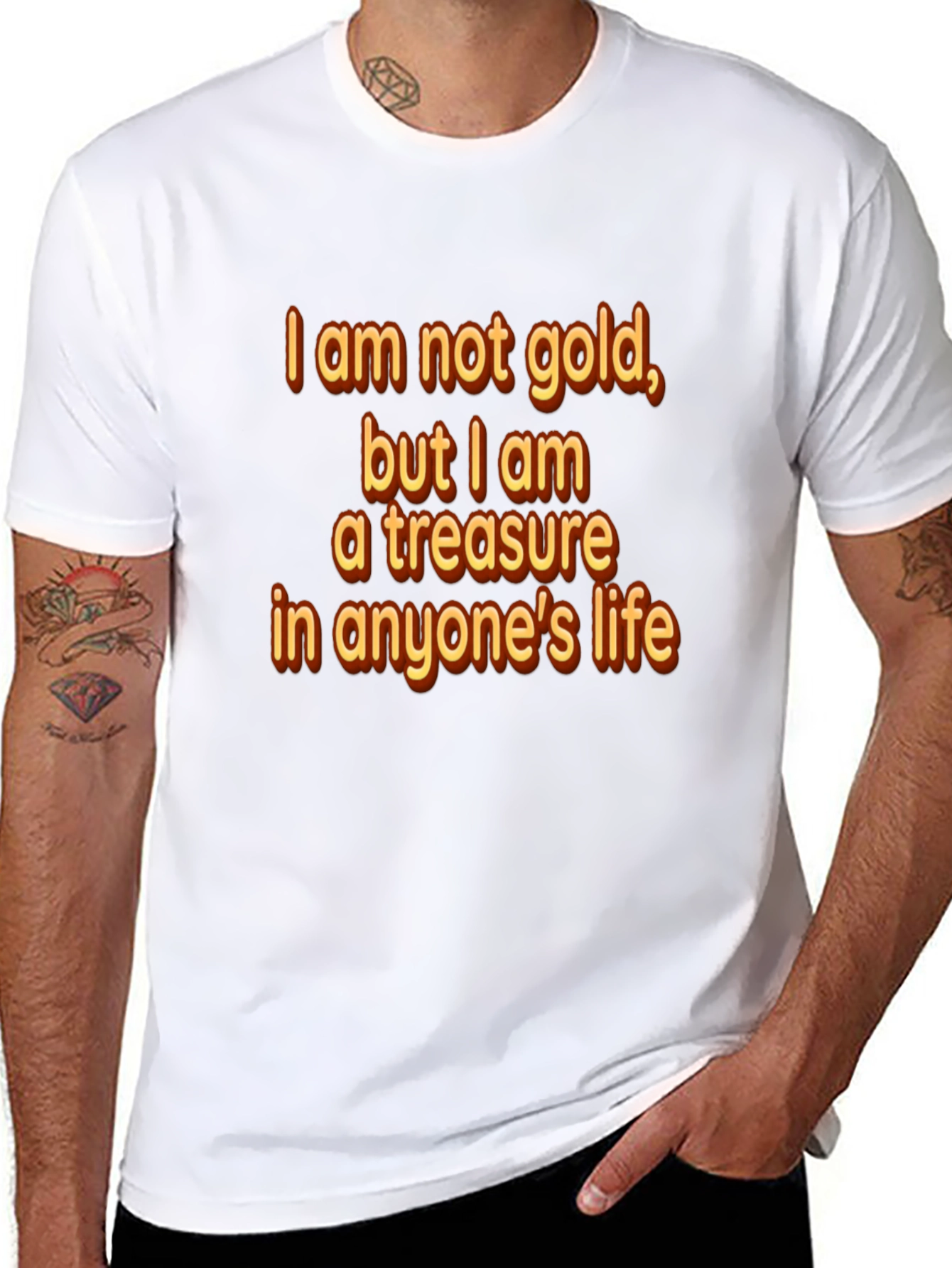 Treasure T-Shirt - I am not gold Graphic Tee