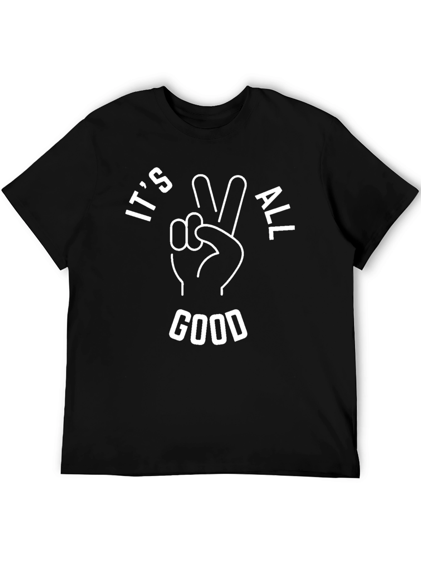 Its All Good Graphic T-Shirt - Peace Sign Tee