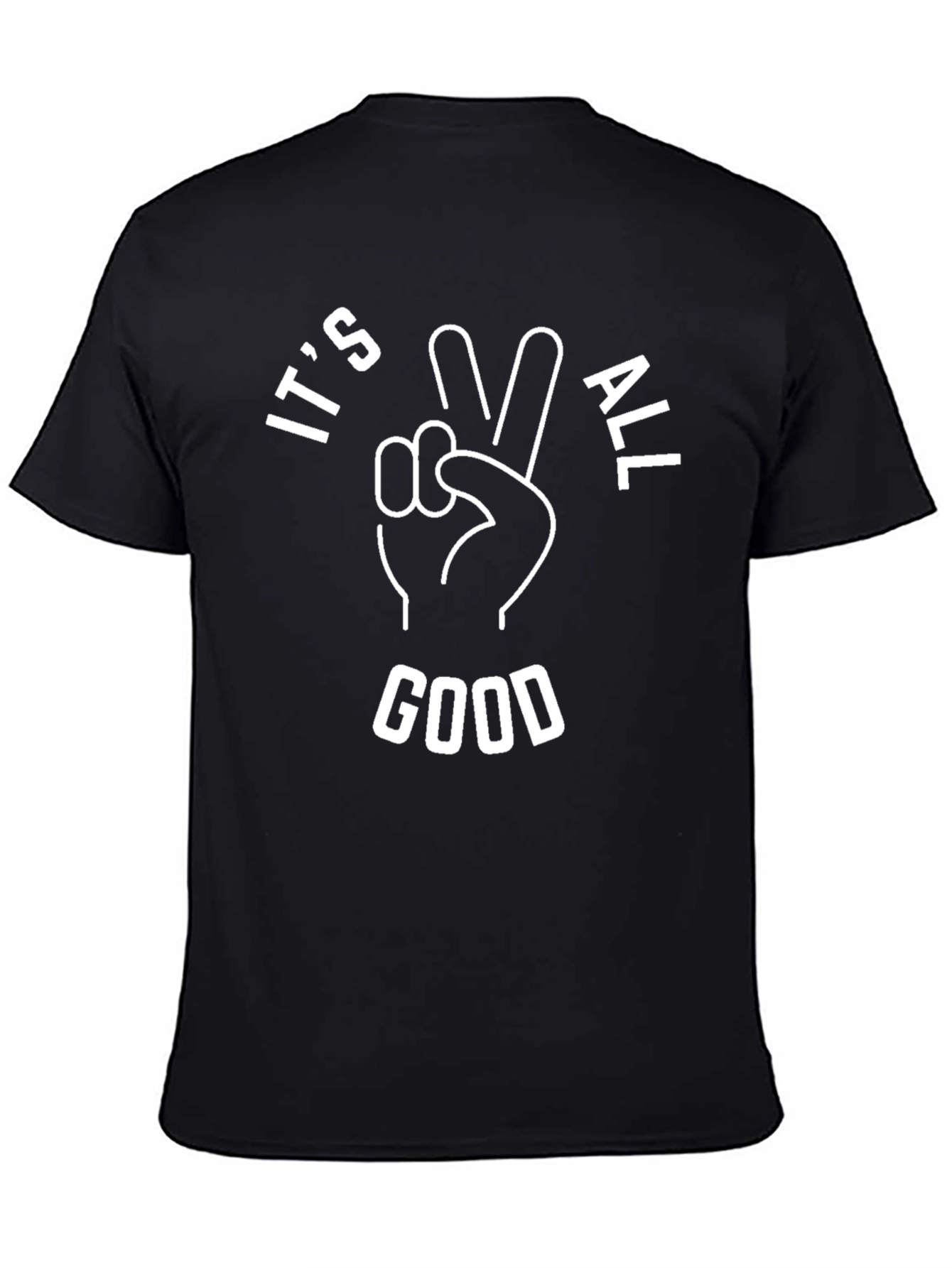 Its All Good Graphic T-Shirt - Peace Sign Tee