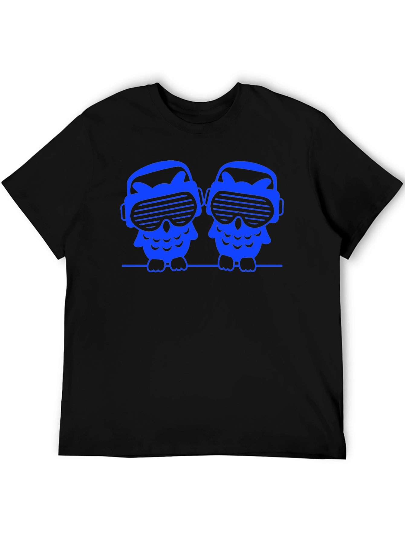 Cool Owl VR Gaming Black T-Shirt