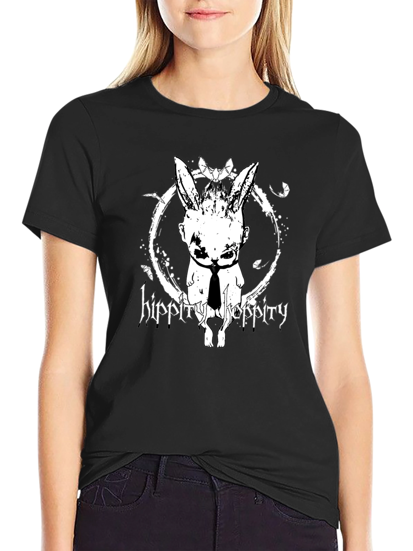 Creepy Bunny T-Shirt - Hippity Hoppity
