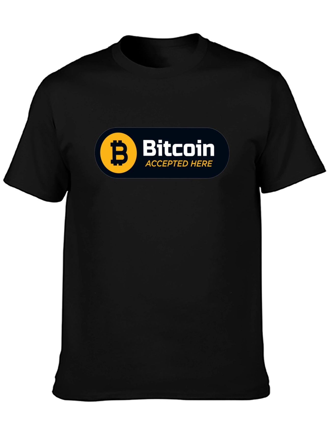 Bitcoin Accepted Here Graphic Tee