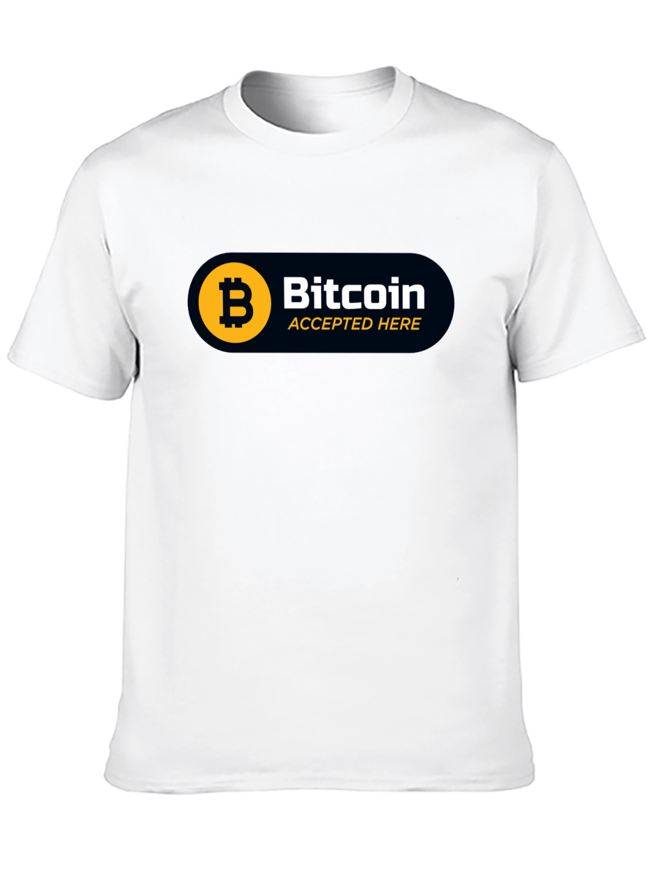 Bitcoin Accepted Here Graphic Tee