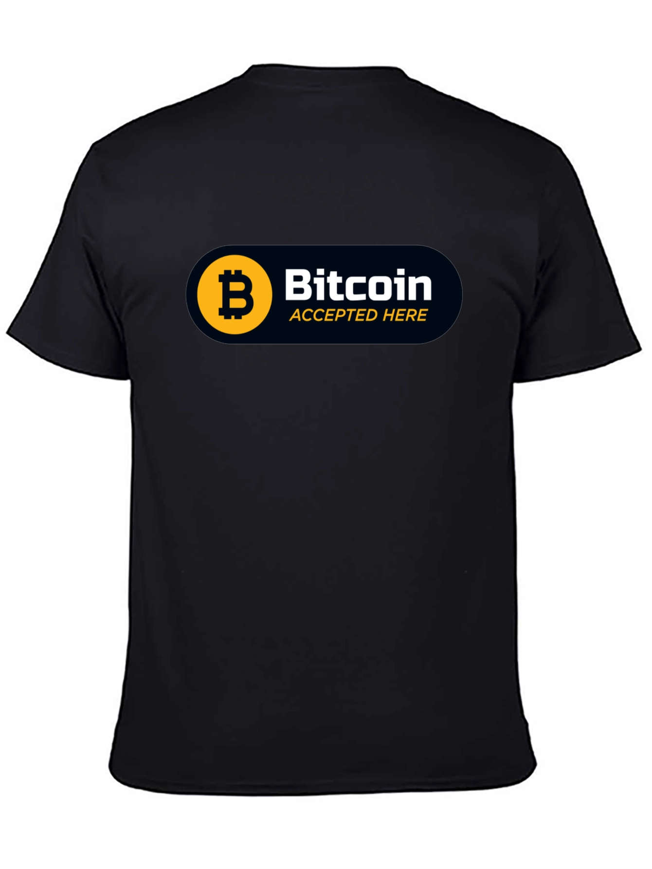 Bitcoin Accepted Here Graphic Tee