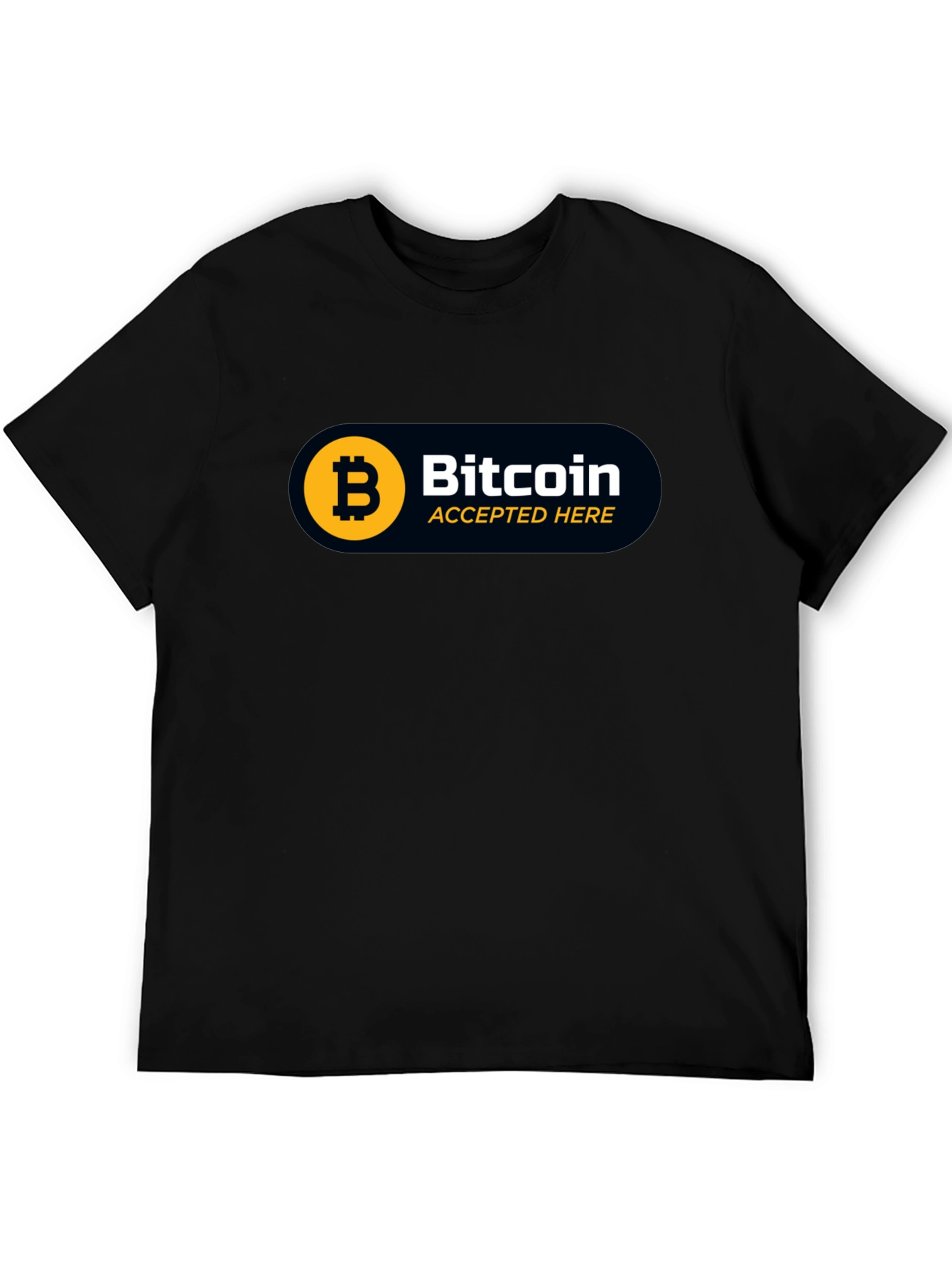 Bitcoin Accepted Here Graphic Tee