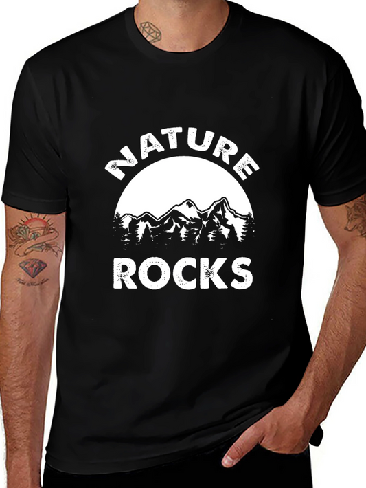 Nature Rocks Graphic Tee - Adventure Awaits