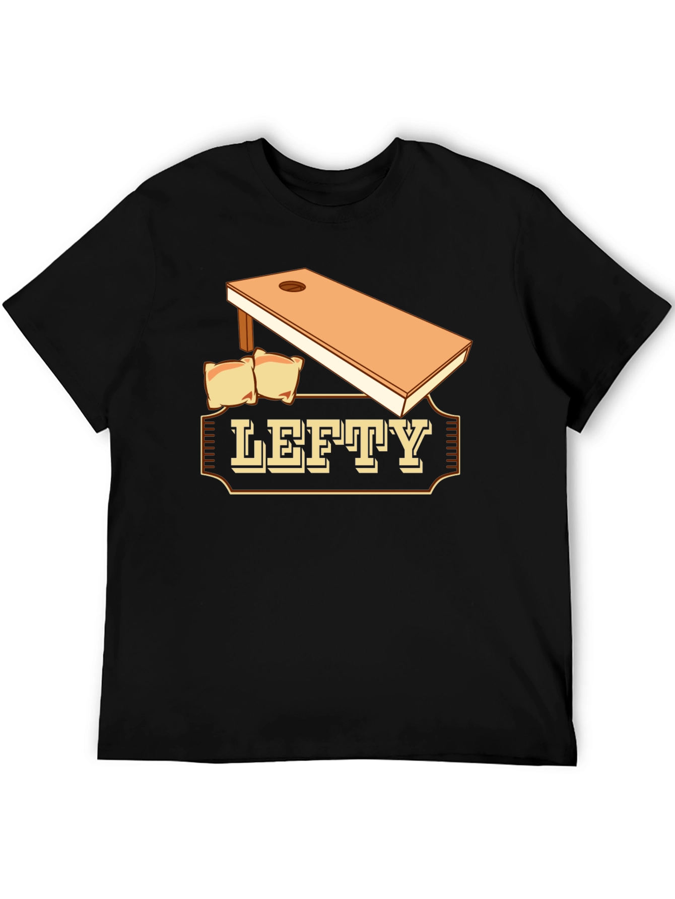 Lefty Cornhole T-Shirt: Tournament Ready!