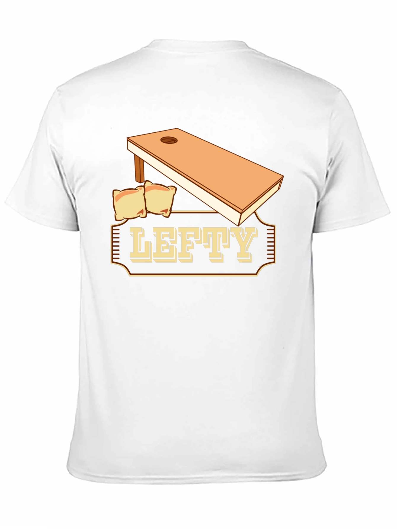 Lefty Cornhole T-Shirt: Tournament Ready!