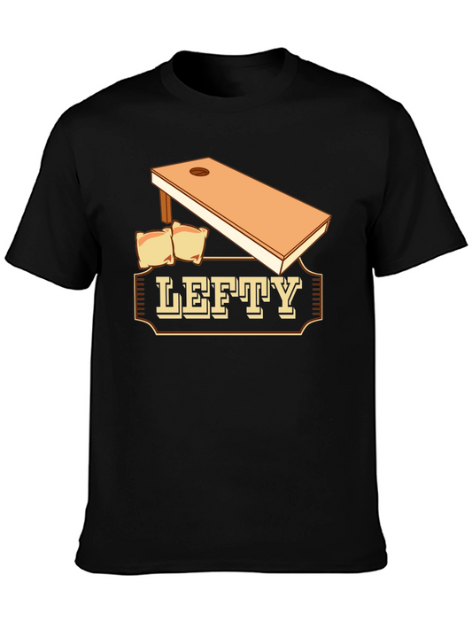 Lefty Cornhole T-Shirt: Tournament Ready!