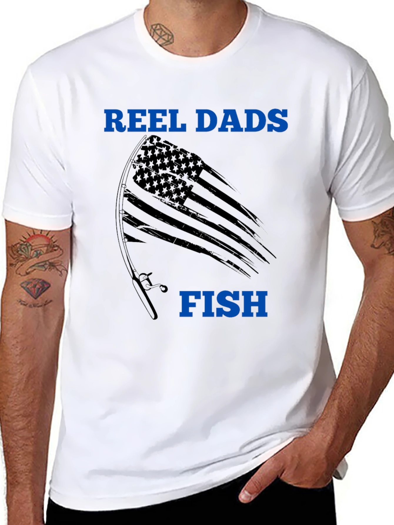 Reel Dads Fish Graphic Tee