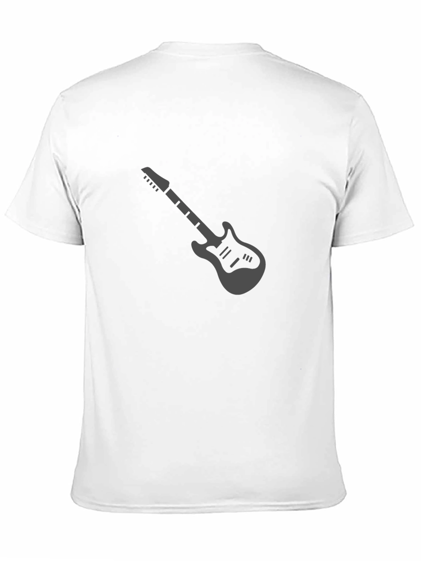 Guitar Graphic Tee - Mens Black T-Shirt
