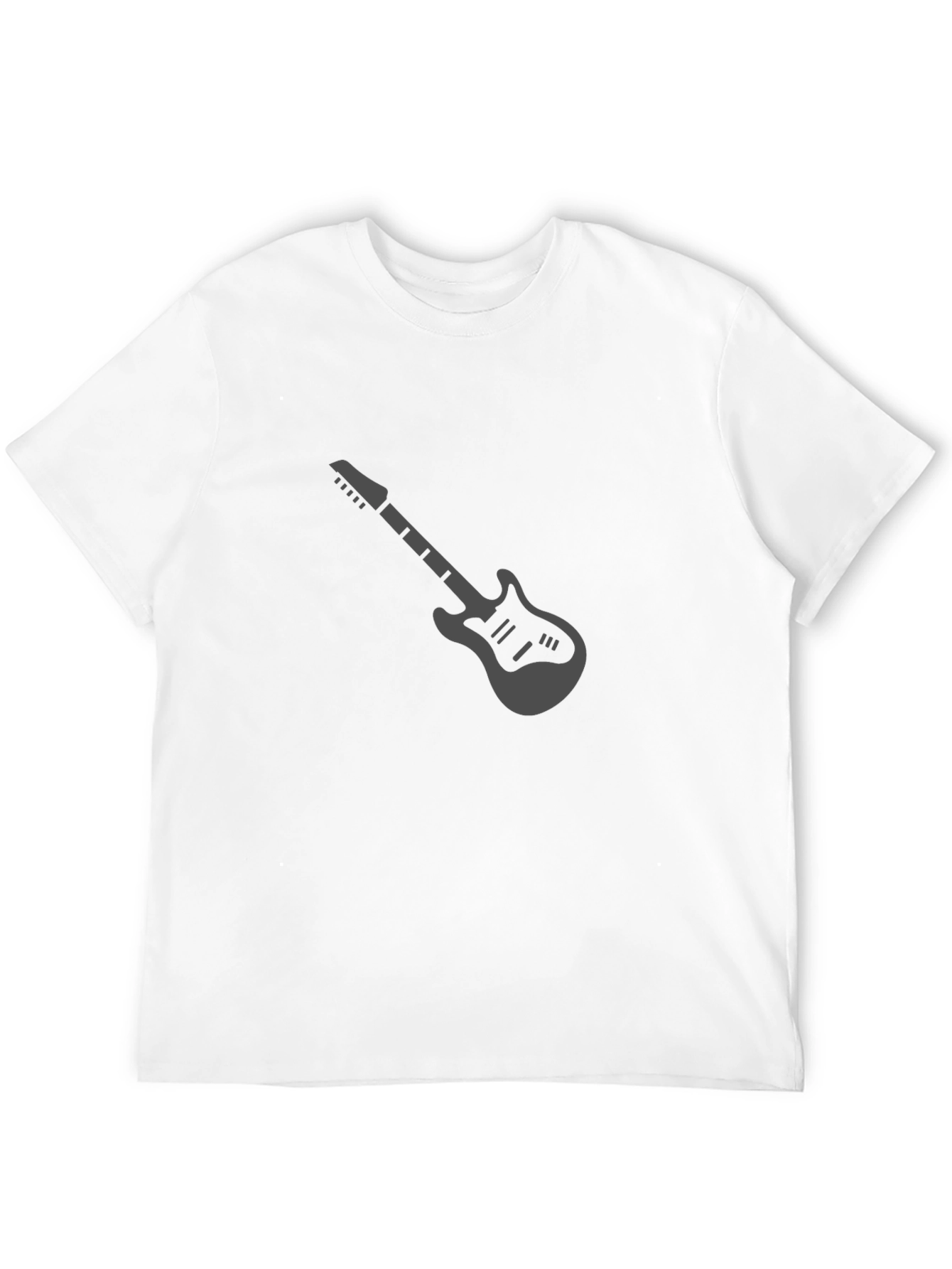 Guitar Graphic Tee - Mens Black T-Shirt