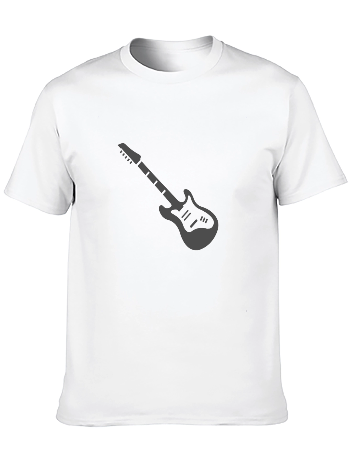 Guitar Graphic Tee - Mens Black T-Shirt