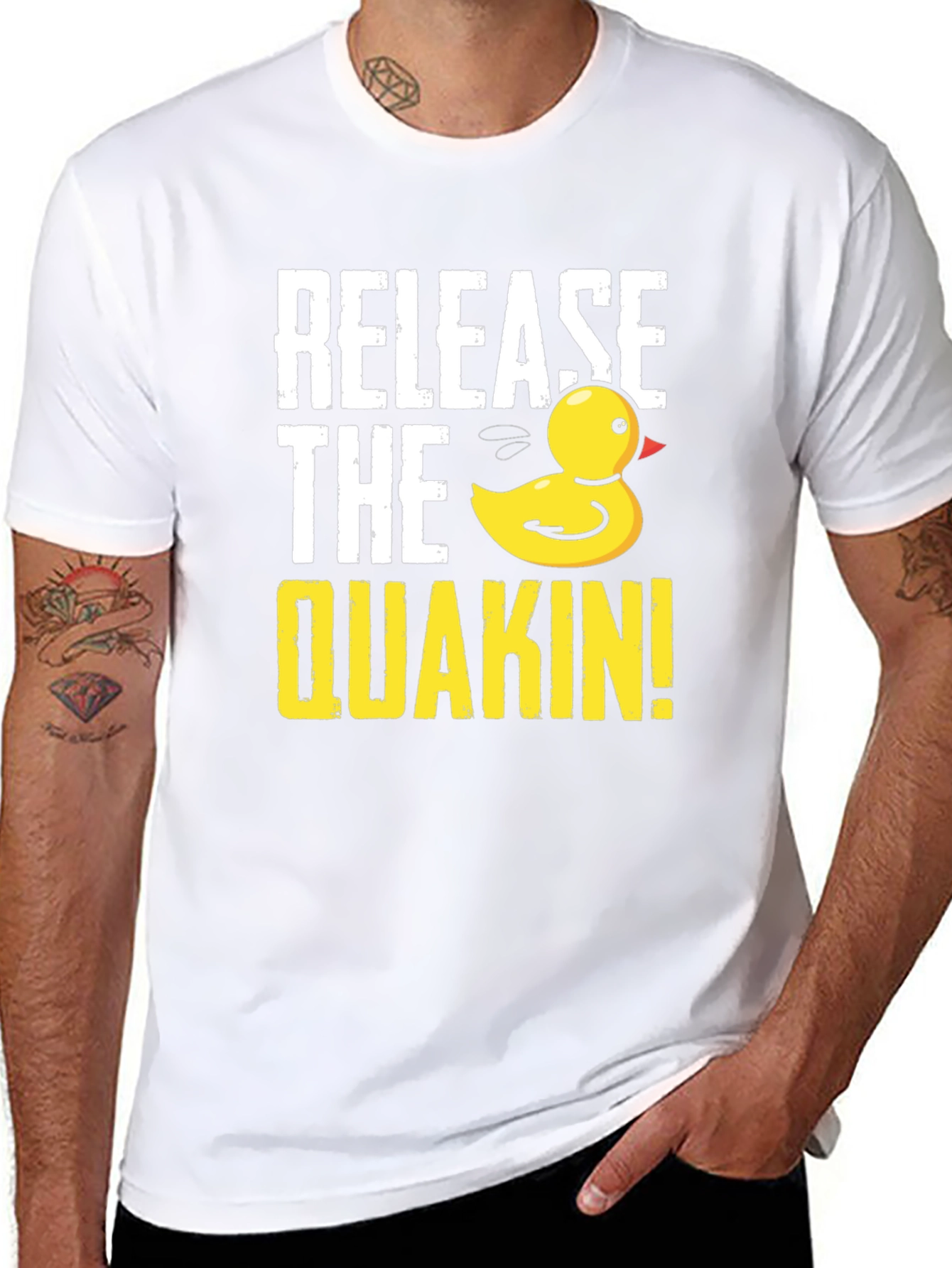 Release the Quakin Duck Graphic T-Shirt