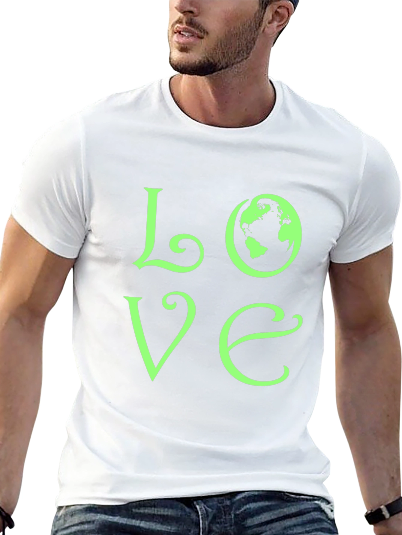 Love Earth T-Shirt - Eco-Friendly Graphic Tee
