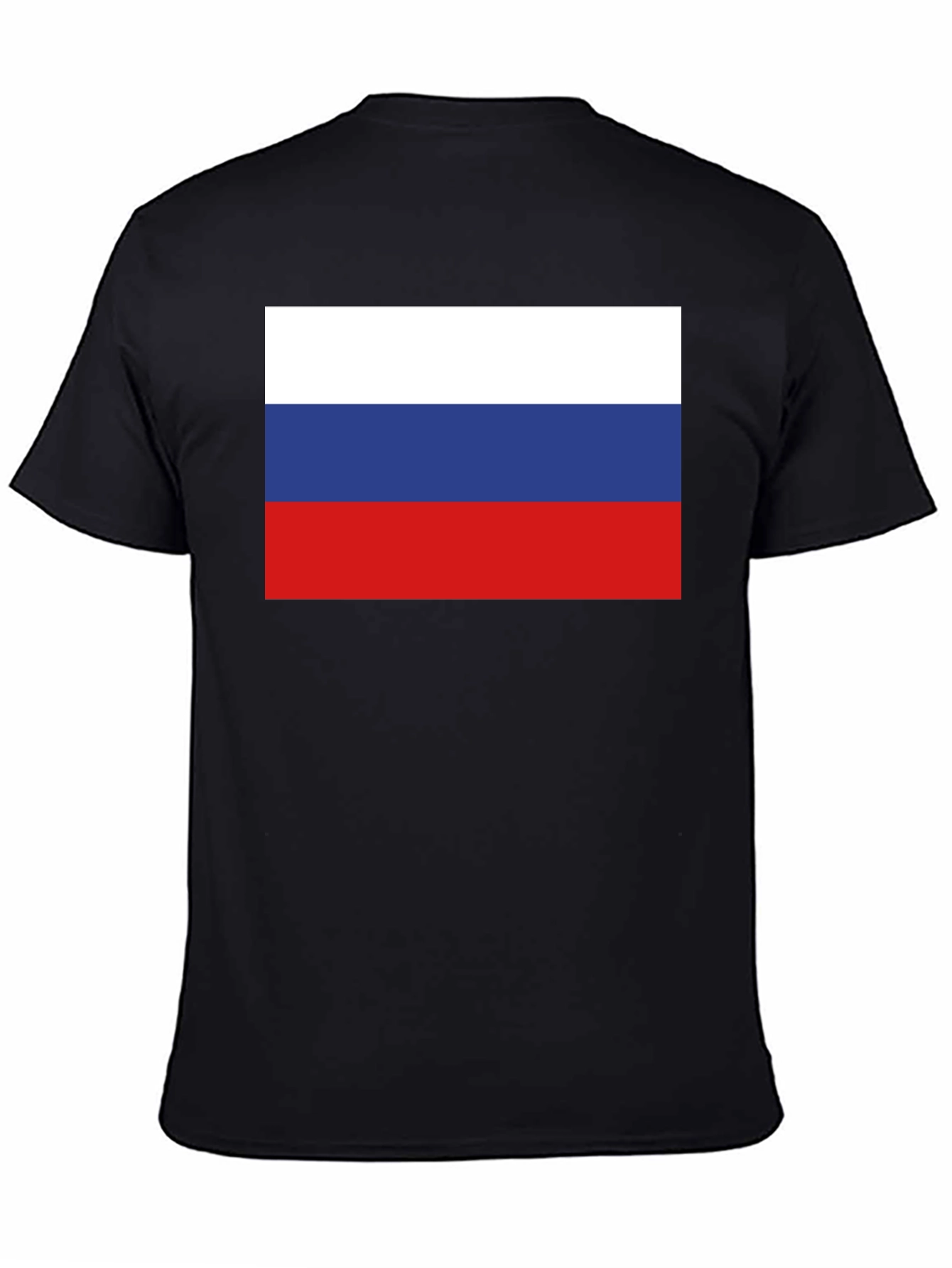 Russia Flag T-Shirt - Black