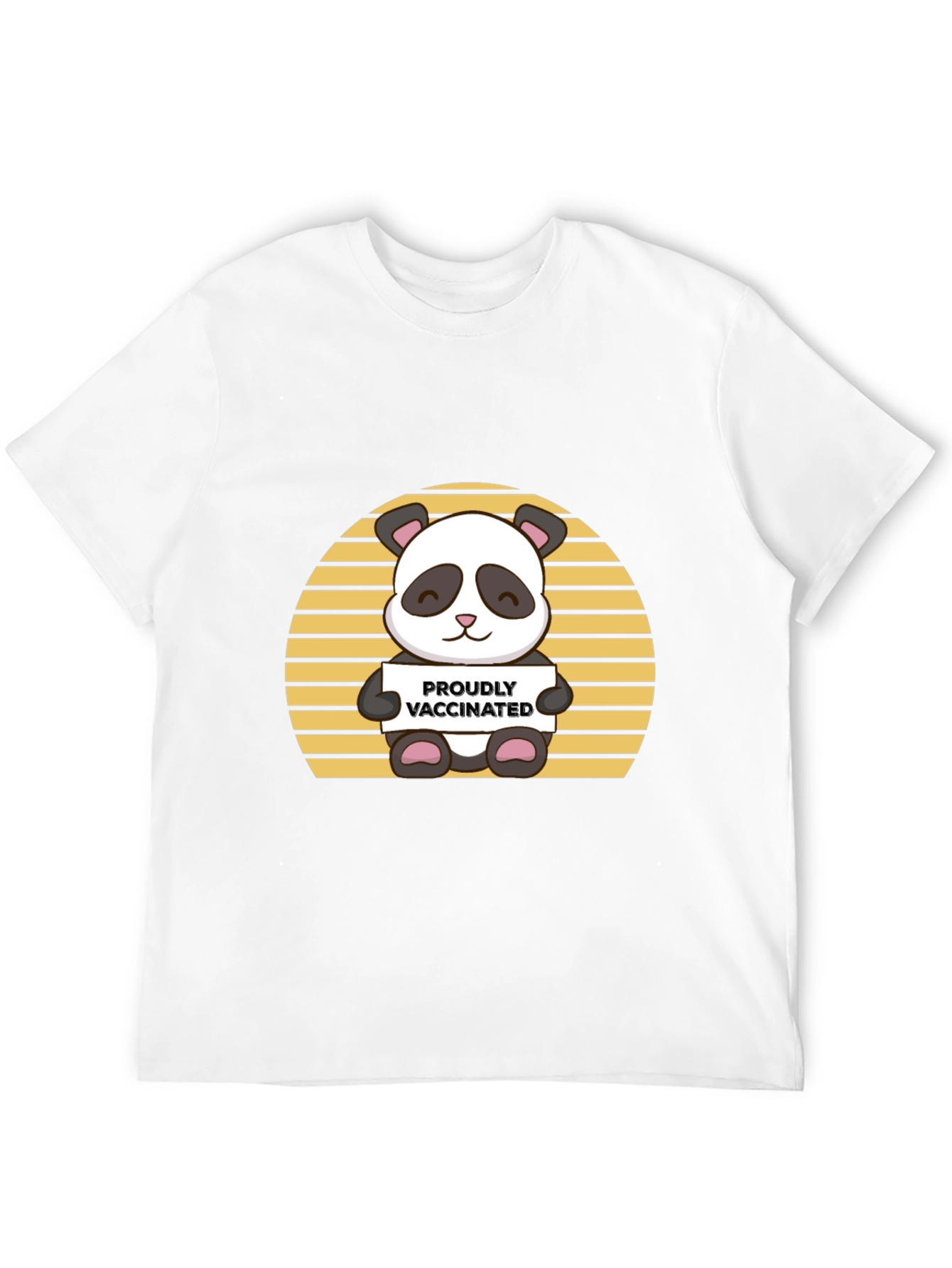 Vaccinated Panda Graphic Tee