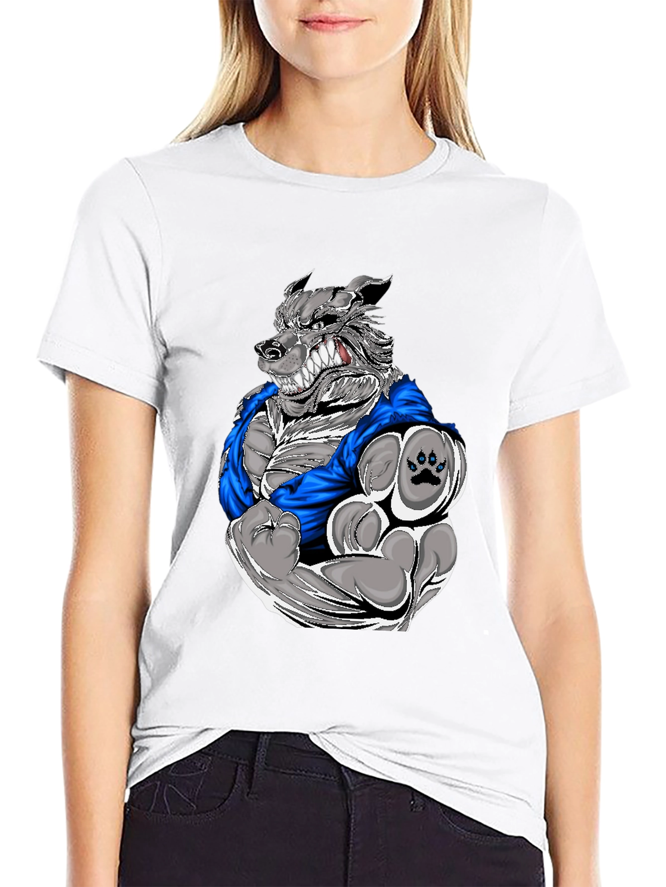 Wolf Graphic Tee - Powerful Design