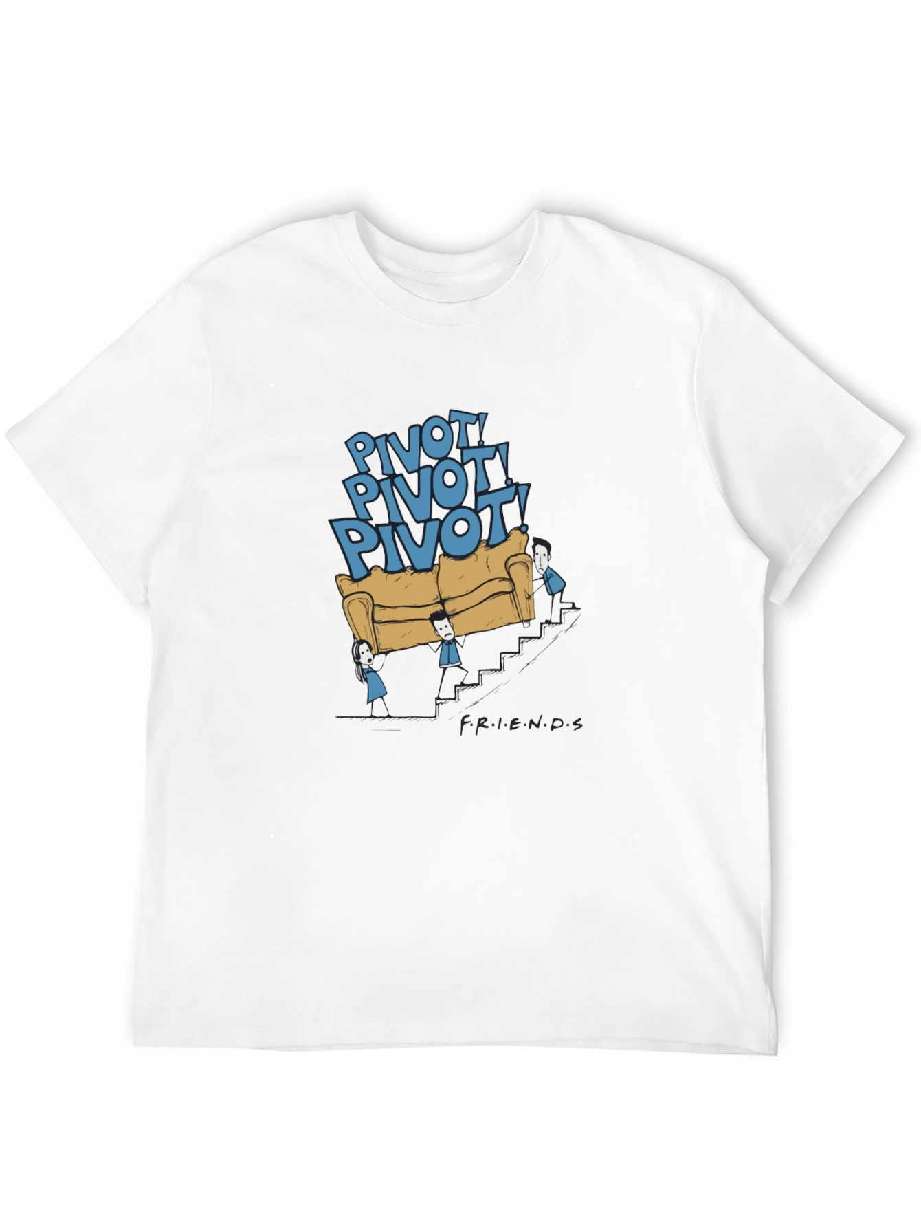 Friends TV Show Pivot Graphic Tee