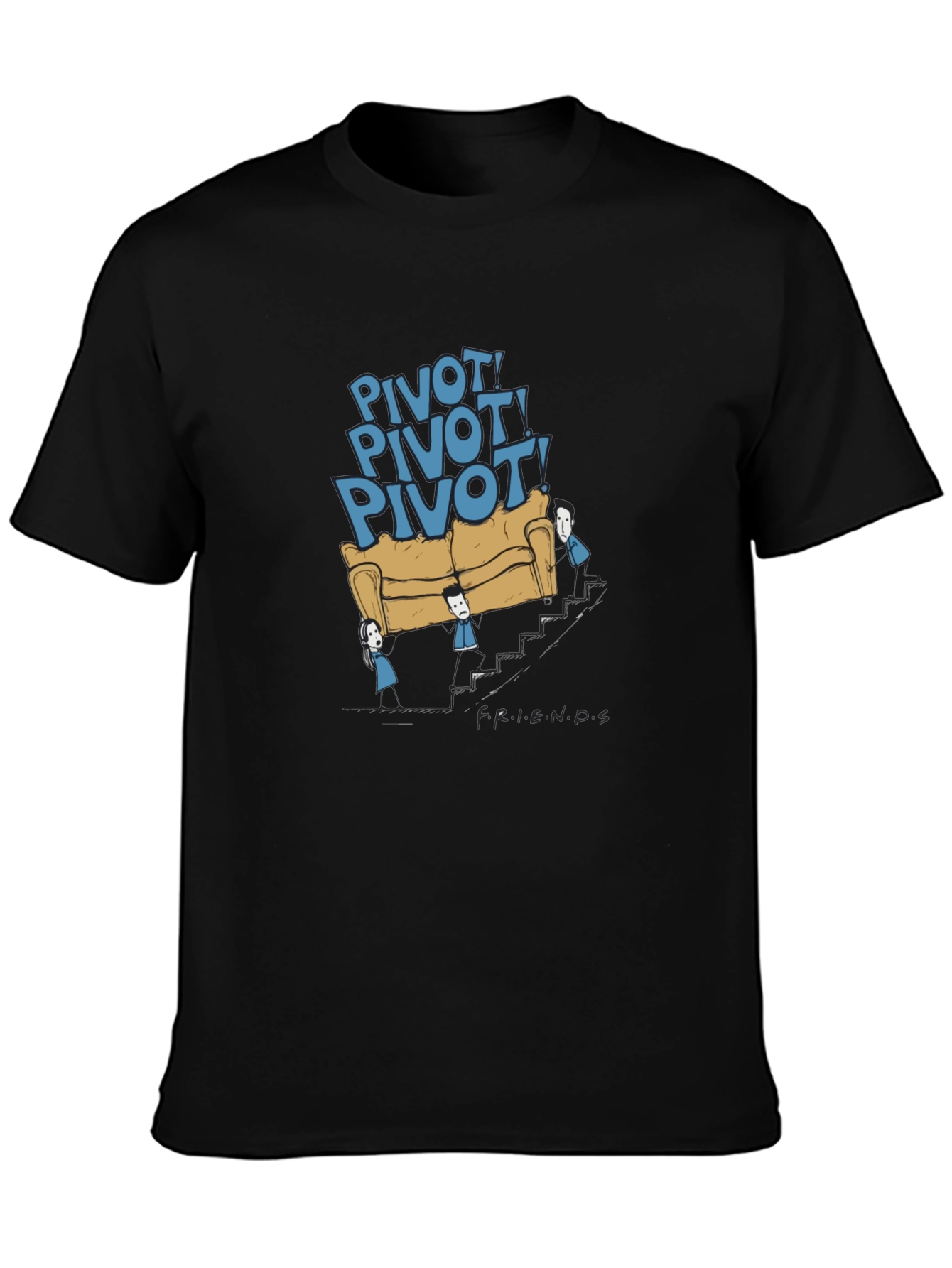 Friends TV Show Pivot Graphic Tee