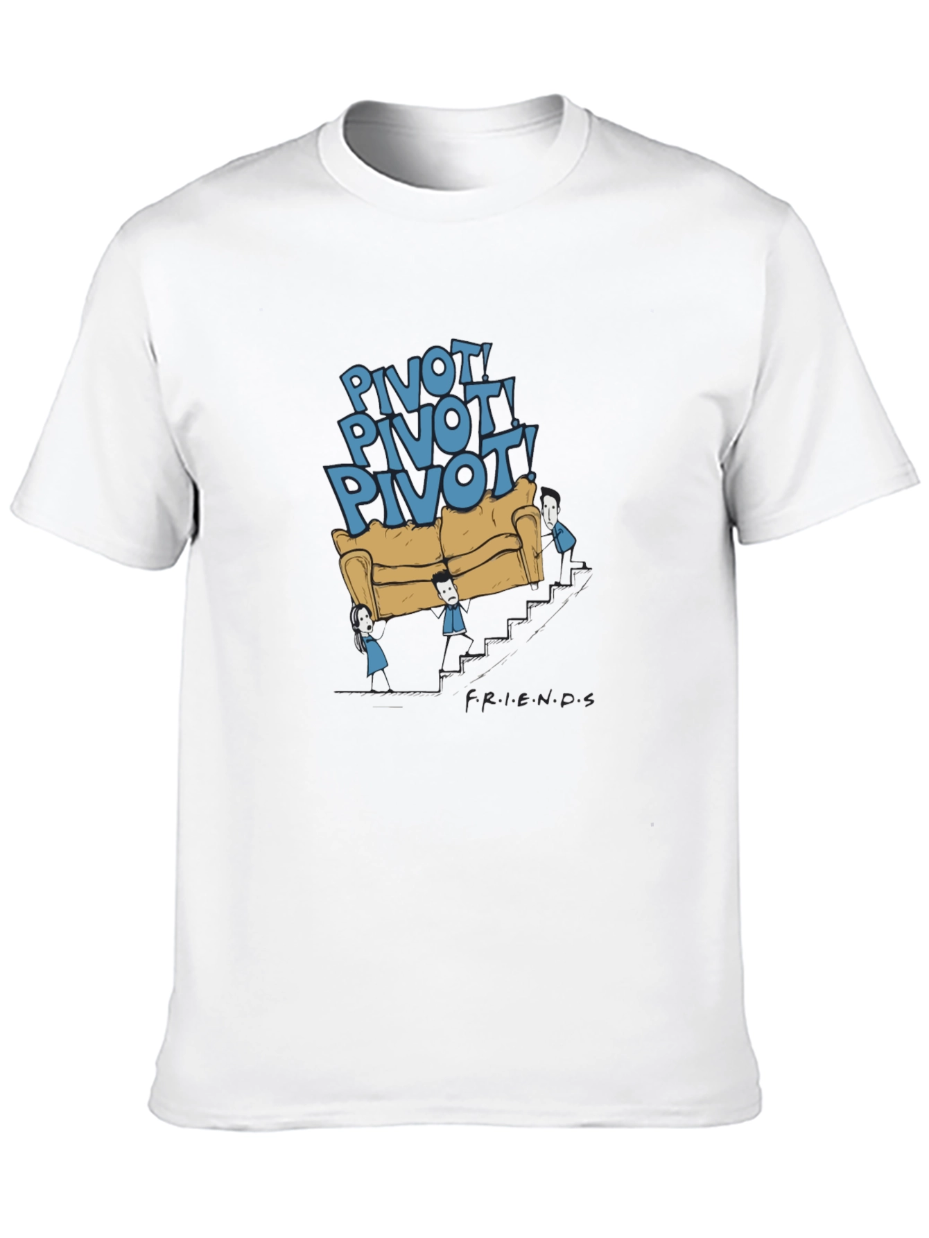 Friends TV Show Pivot Graphic Tee
