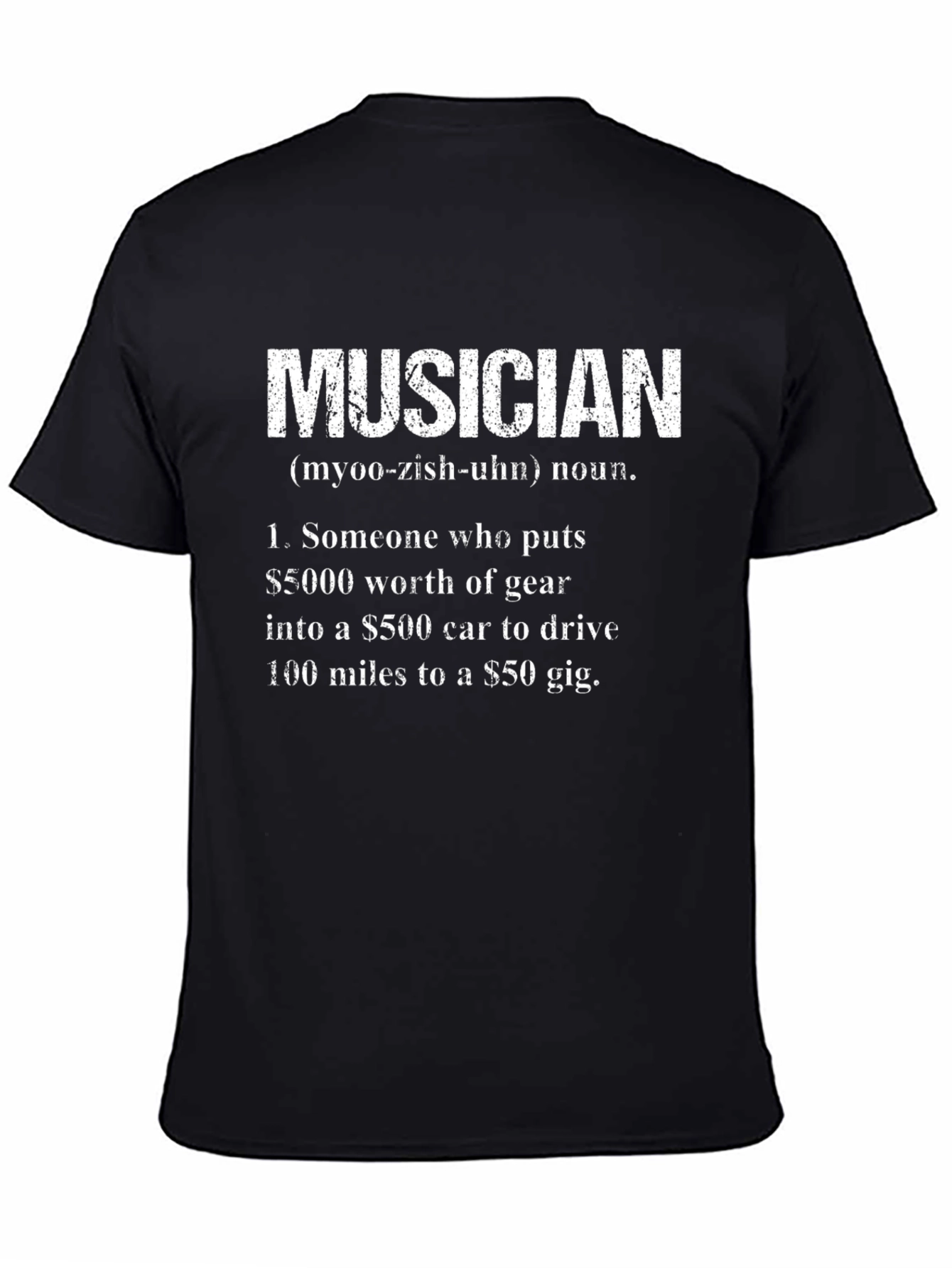 Musician Definition T-Shirt - Funny Musician Gift