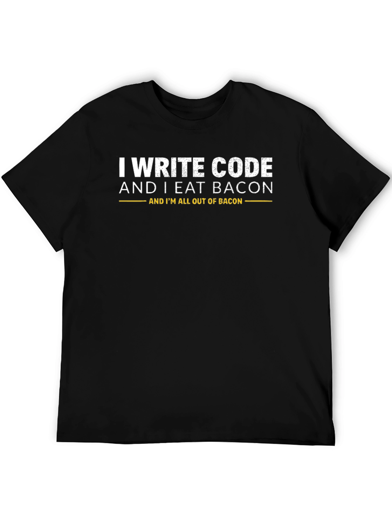 I Write Code and I Eat Bacon T-Shirt