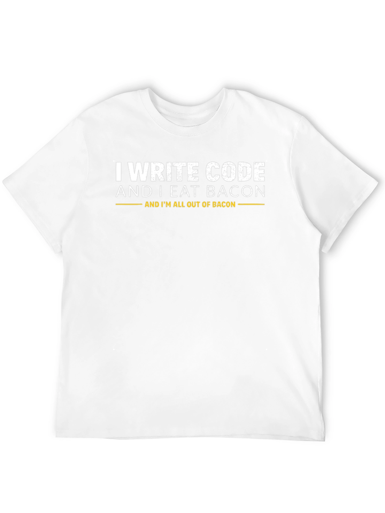 I Write Code and I Eat Bacon T-Shirt