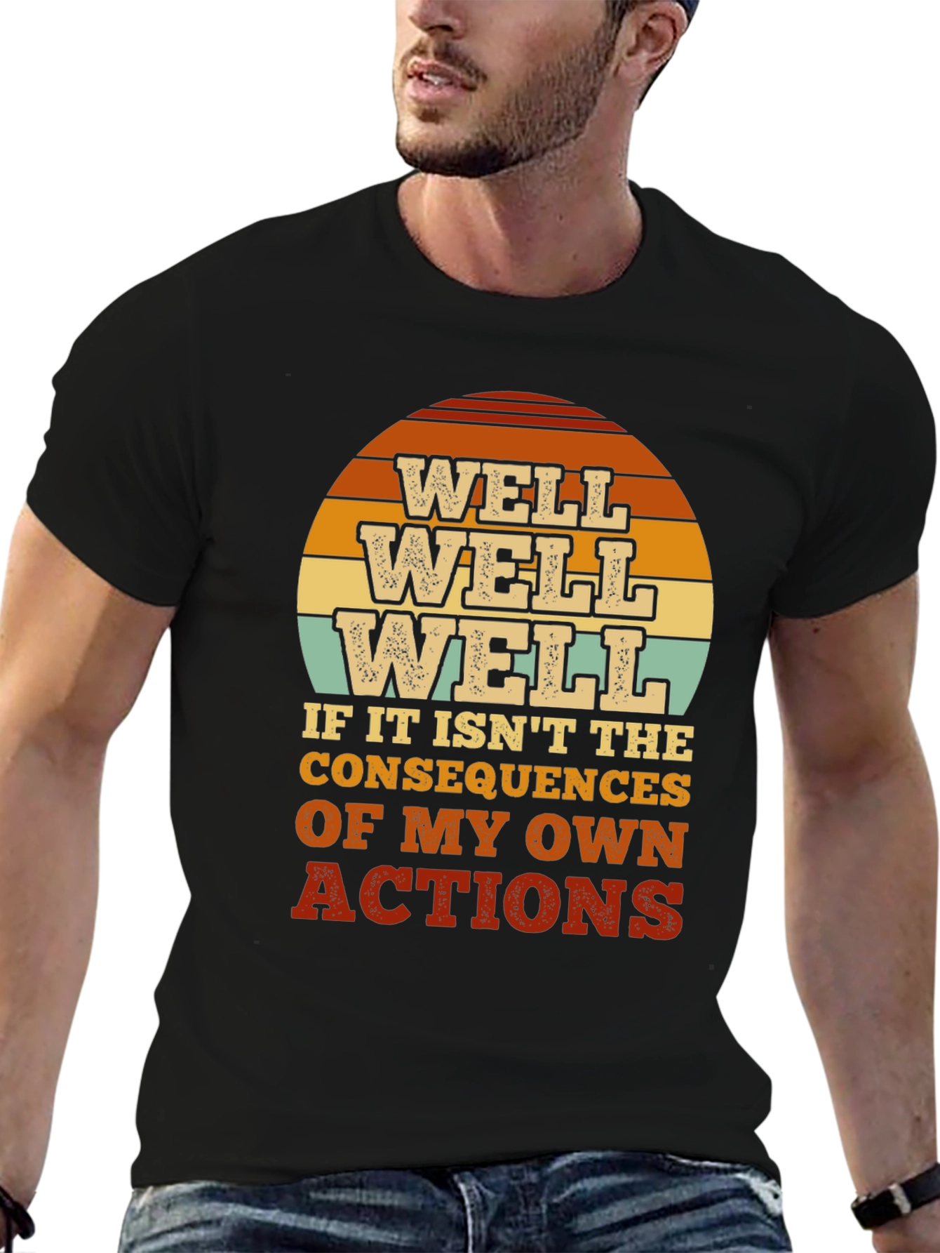 Well Well Well Mens Graphic T-Shirt - Consequences Tee